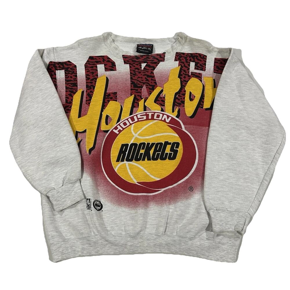 Vintage Americas Favorites For Magic Johnson Sweatshirt Houston Rockets NBA Sz M
